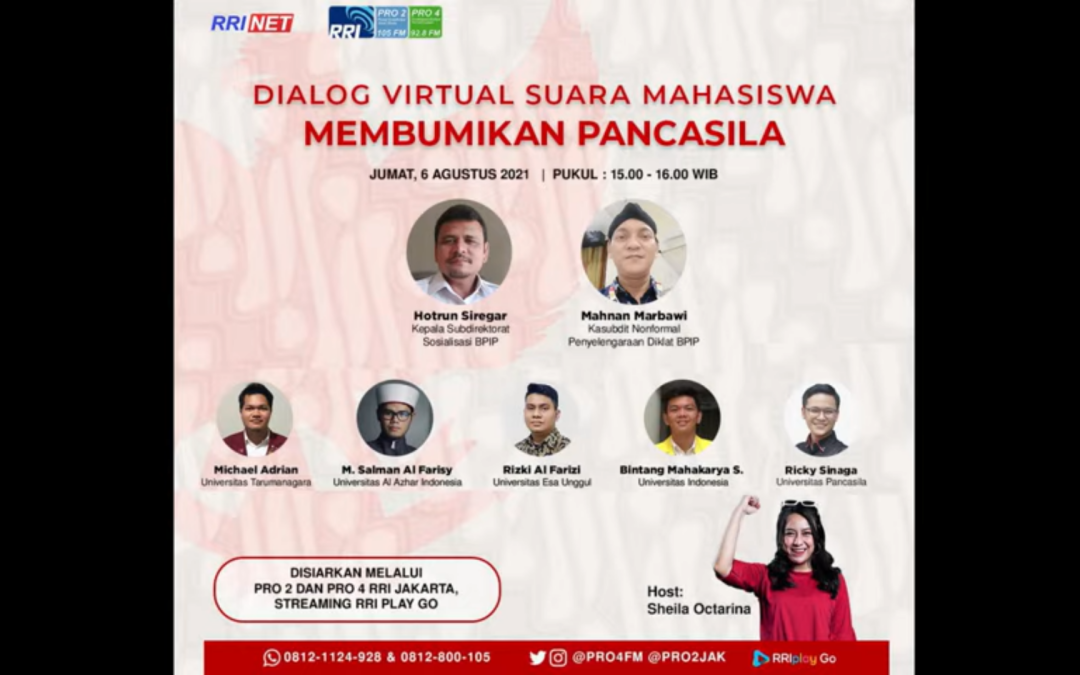 Radio Republik Indonesia bersama Untar, Membumikan Pancasila