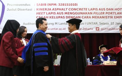 Kadis PUPR Sambas Raih Doktor Teknil Sipil Untar