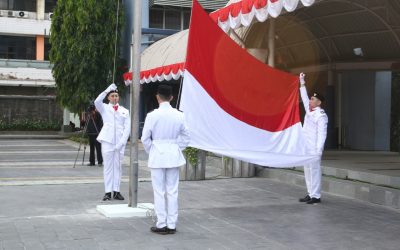 Peringati HUT ke 73 RI, Untar Adakan Upacara Bersama TNI-Polri