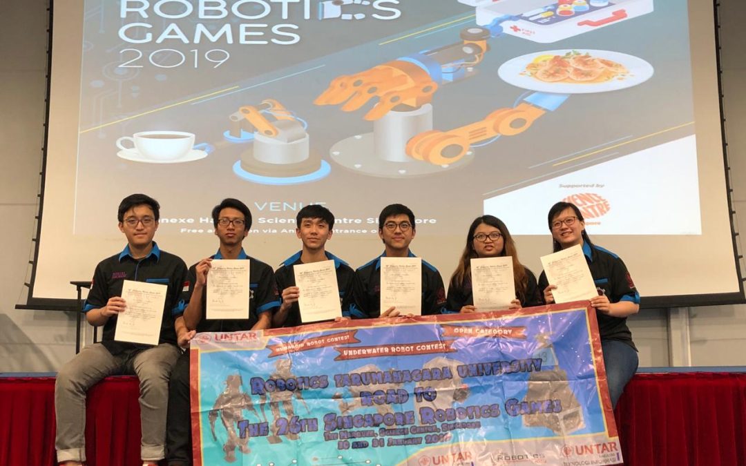 Tim UNTAR Runner-Up Singapore Robotic Games 2019
