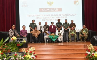 Seminar Pancasila bagi ‘Generasi Milenial’ Kerja Sama Untar dan Kodam Jaya