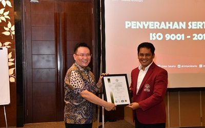 Untar Terima Sertifikat ISO 9001:2015