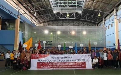 Pekan Olahraga Rangkaian Sambut HUT ke 60 Untar