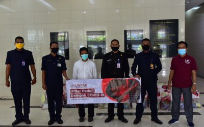 Untar Peduli Petugas Keamanan Kampus dan Warga Sekitar