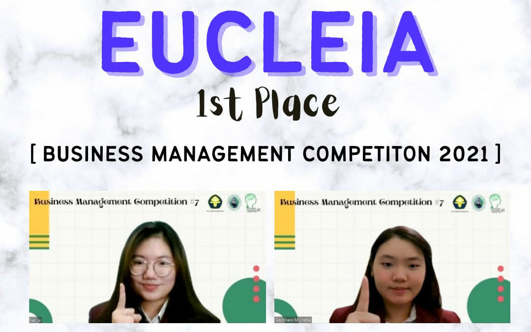 Selamat Nellia dan Septihani Michella Wijaya, Juara 1 Business Management Competition Politeknik Negeri Bali