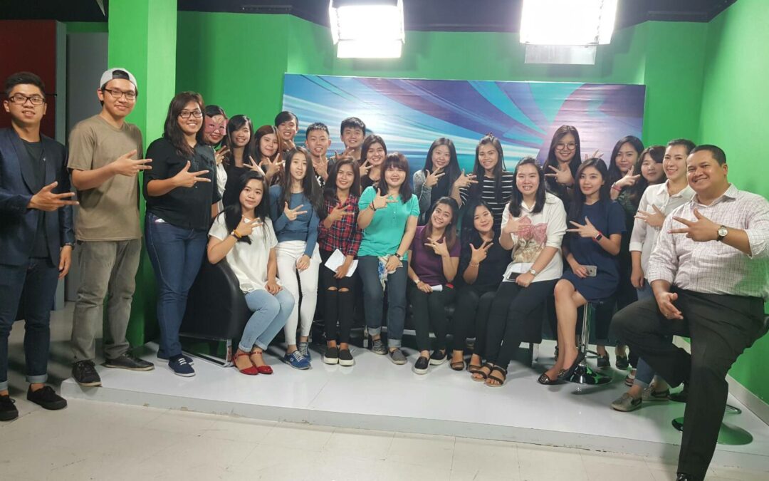 Broadcast TV Production class of FIKom UNTAR visits to Communicasting Academy Studio