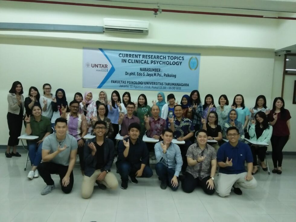 Forum Diskusi Ilmiah Current Research Topics In Clinical Psychology 