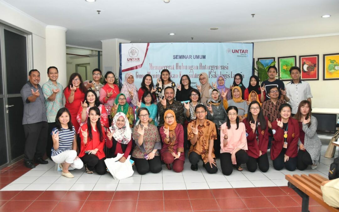 Seminar Umum: Mempererat Hubungan Antargenerasi Guna Meningkatkan Kesejahteraan Psikologis Lansia (01812001)