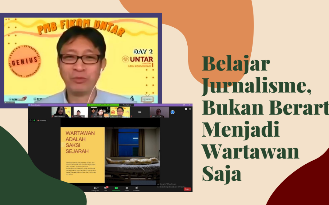 Belajar Jurnalisme, Bukan Berarti Menjadi Wartawan Saja