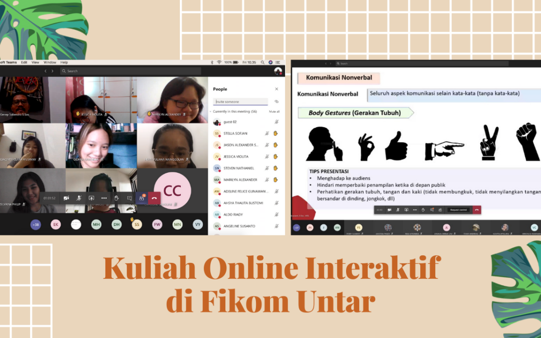 Kuliah Online Interaktif di Fikom Untar