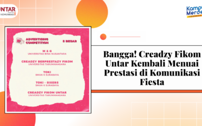 Bangga! Creadzy Fikom Untar Kembali Menuai Prestasi di Komunikasi Fiesta