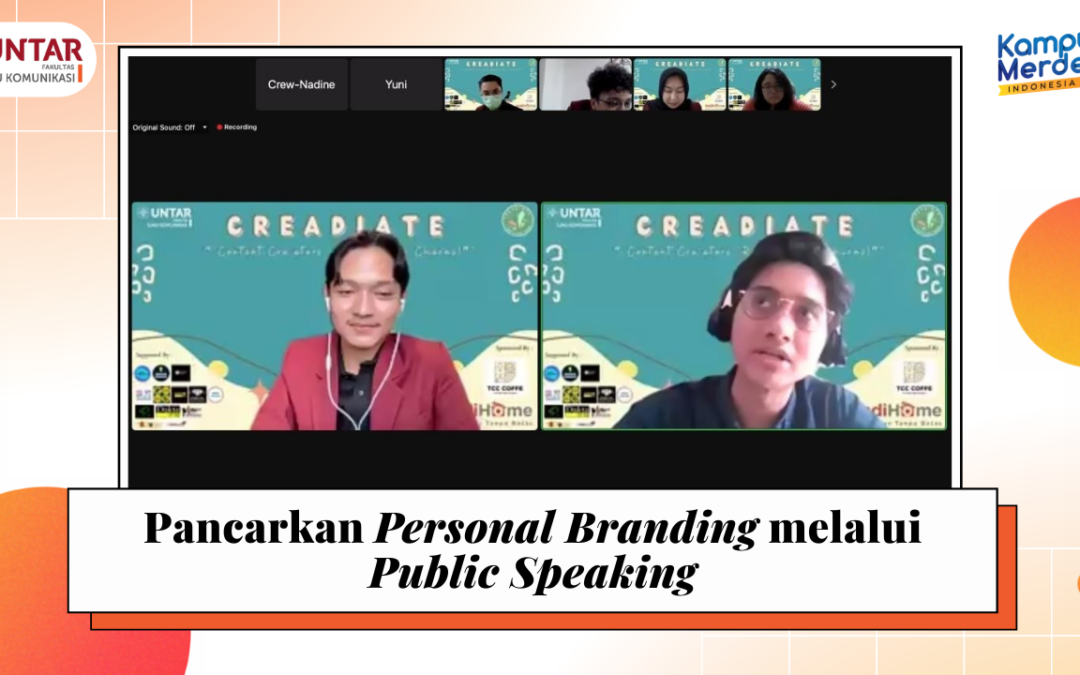 Pancarkan Personal Branding melalui Public Speaking