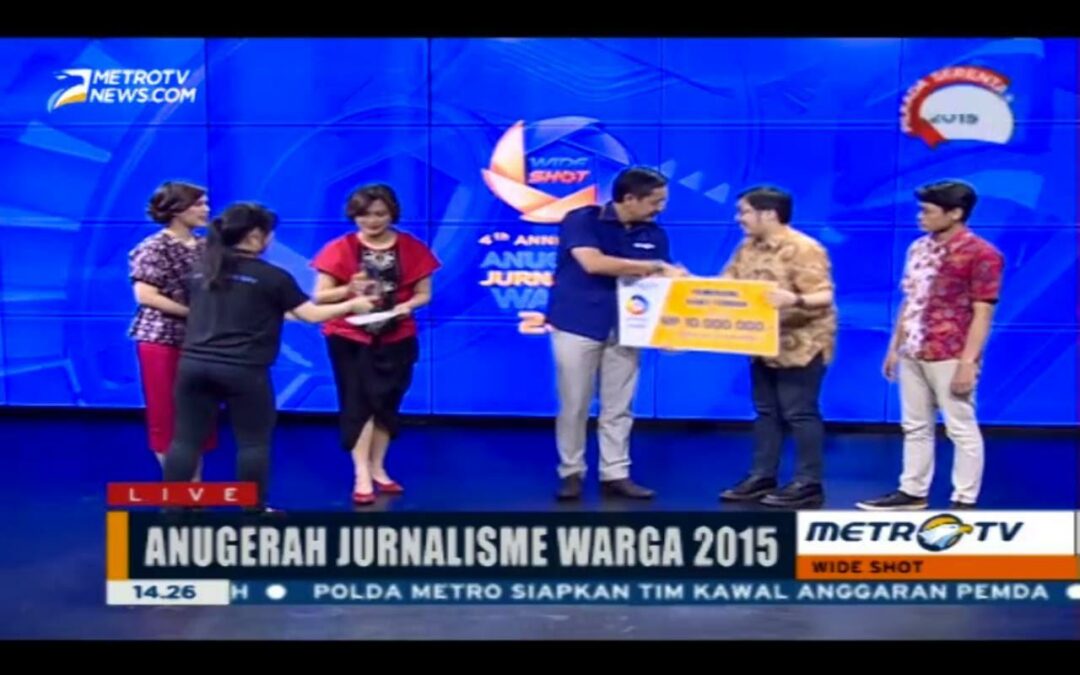 Anugerah Jurnalisme Warga 2015 dari Metro TV News