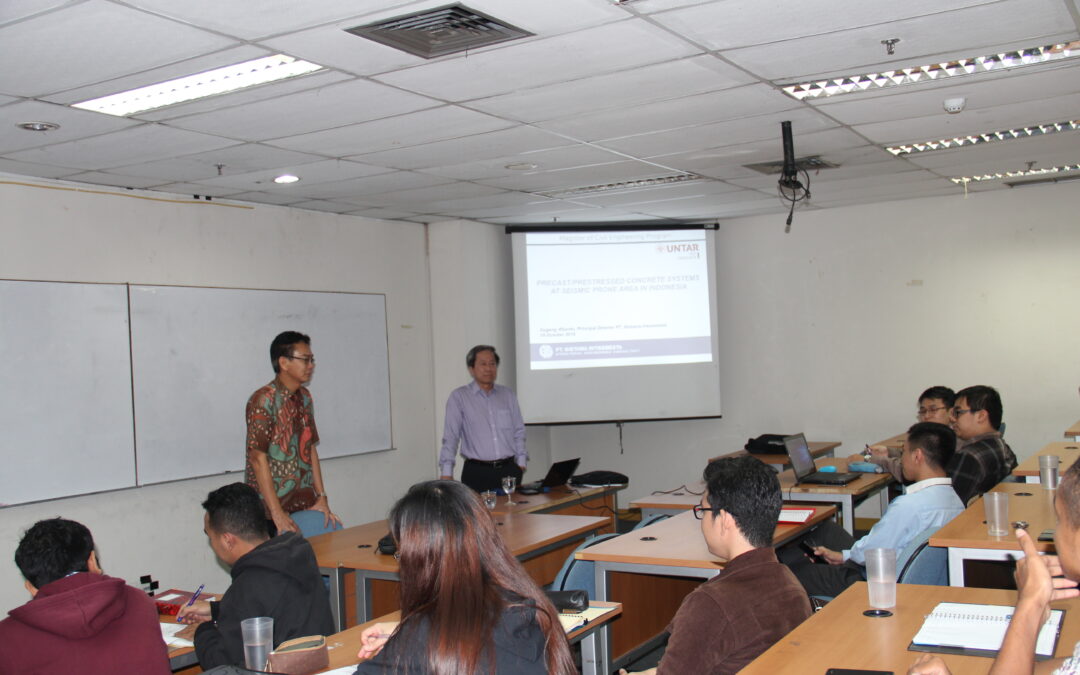 Kuliah Tamu “Precast/Prestressed Concrete Systems at Seismic Prone Area in Indonesia”