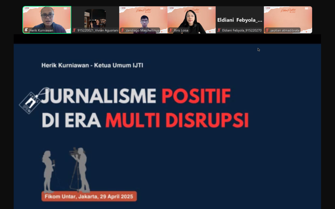 Fikom Untar Gelar Pekan Praktisi Guna Persiapkan Mahasiswa Hadapi Era Kecerdasan Artificial