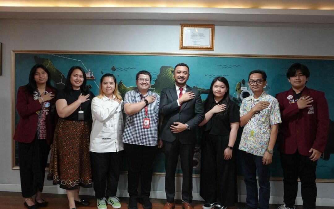 Fikom Untar Audiensi dengan Wamen Giring Ganesha Bahas Kolaborasi Arunika Fest 2025