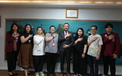 Fikom Untar Audiensi dengan Wamen Giring Ganesha Bahas Kolaborasi Arunika Fest 2025
