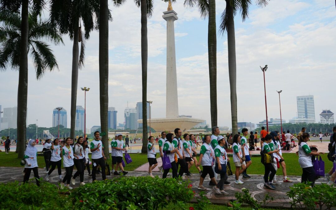 Pererat Relasi, KAMT dan FK Untar Selenggarakan Kegiatan Funwalk Bersama