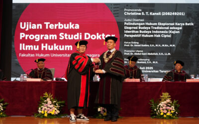 Christine Kansil Raih Doktor Ilmu Hukum Untar, Bahas Perlindungan Batik sebagai Warisan Budaya
