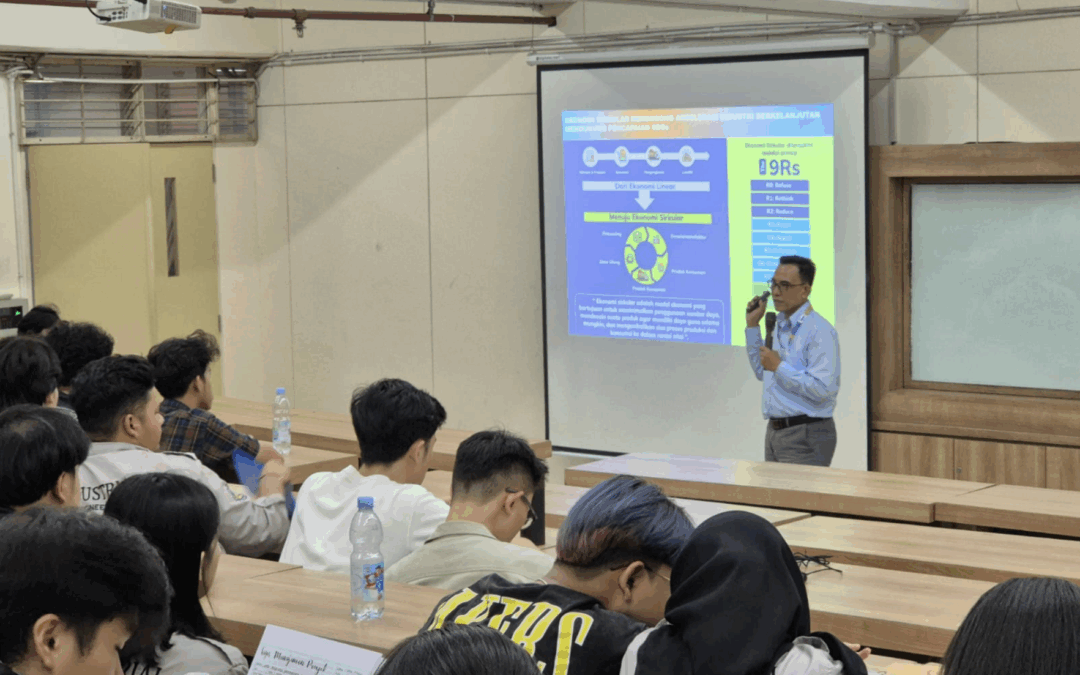 Teknik Industri Untar Dorong Ekonomi Sirkular Lewat Kuliah Tamu tentang Ekologi Industri dan Keberlanjutan