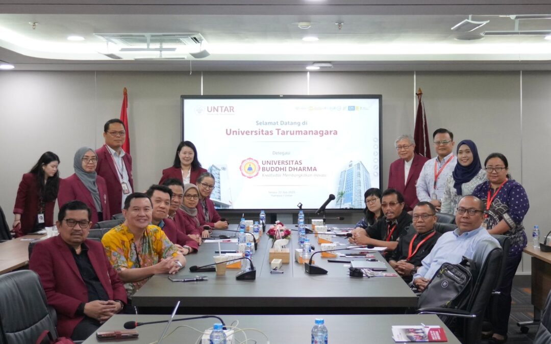 Universitas Buddhi Dharma Bangun Kolaborasi Strategis Lewat Studi Banding Bersama Untar