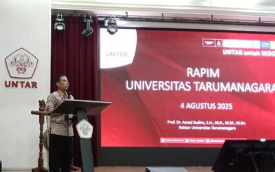 Rektor Untar Dorong Internasionalisasi dan Inovasi Akademik dalam Rapim
