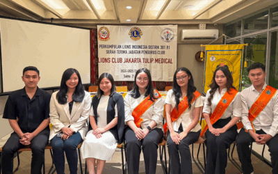 Mahasiswa FK Untar Pimpin Kepengurusan Lions Club Jakarta Tulip Medical