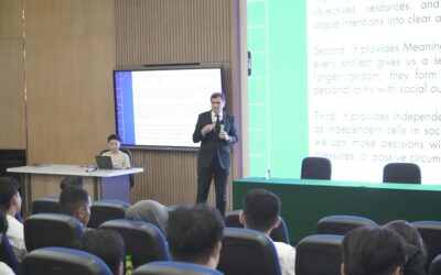 Kuliah Umum Daniel Dobrev Bahas Seni Manajemen Proyek 