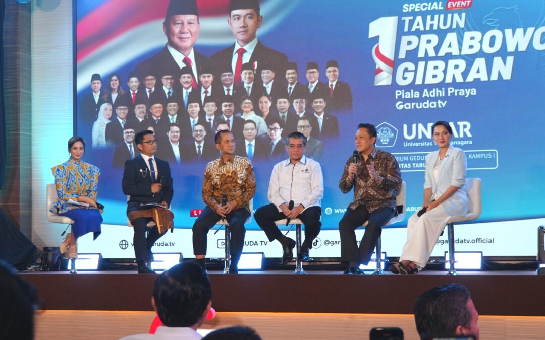 Untar dan Garuda TV Gelar Diskusi “1 Tahun Pemerintahan Prabowo–Gibran”