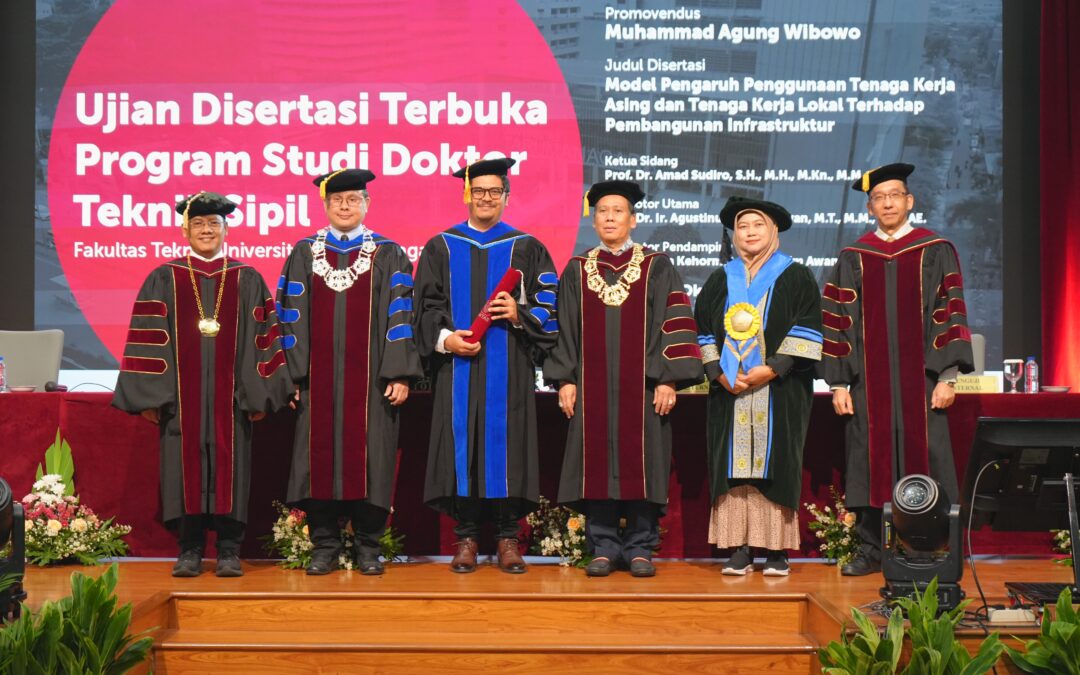 Dukung Pembangunan Berkelanjutan, Doktor Baru Untar Ciptakan Model Manajemen Tenaga Kerja Konstruksi