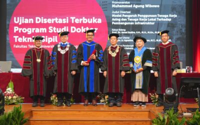 Dukung Pembangunan Berkelanjutan, Doktor Baru Untar Ciptakan Model Manajemen Tenaga Kerja Konstruksi