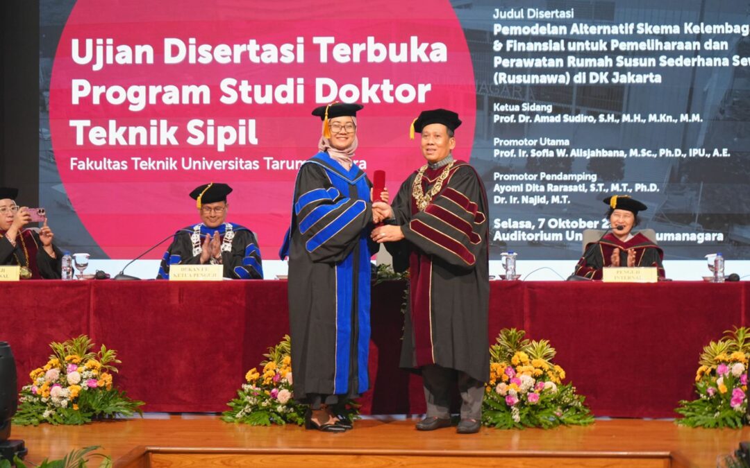 Inovasi Skema Pengelolaan Rusunawa DKI Jakarta Jadi Fokus Disertasi Putri Arumsari