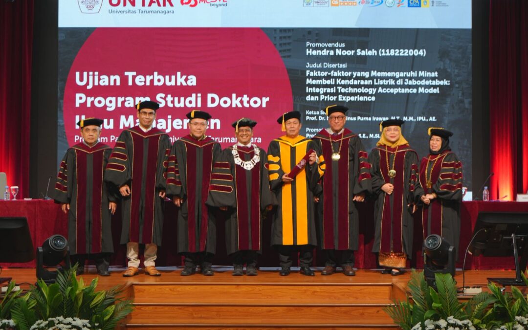 Researching Factors Driving Electric Vehicle Purchase Intentions, Hendra Noor Saleh Earns Doctoral Degree