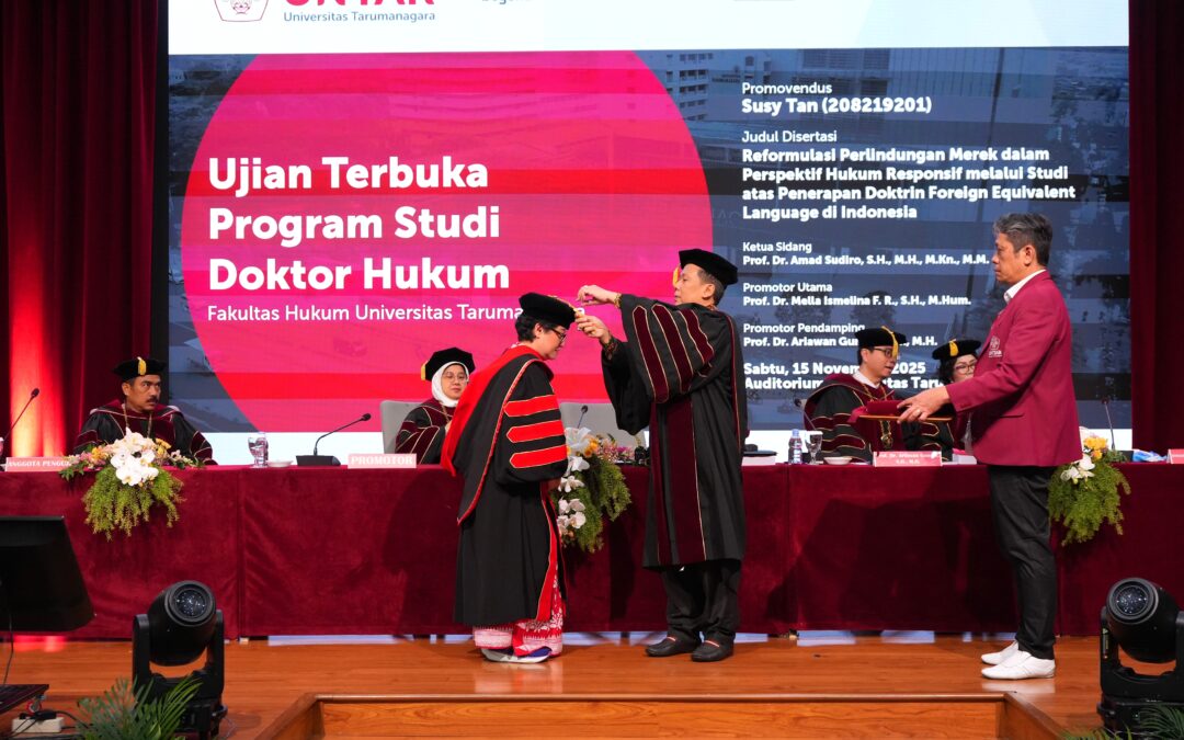 Susy Tan Raih Gelar Doktor Ilmu Hukum Untar, Angkat Isu Perlindungan Merek