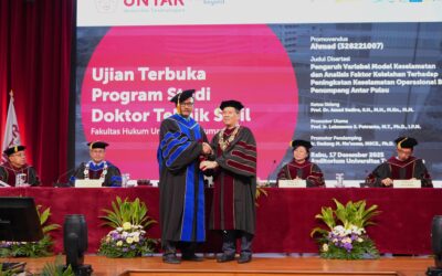 Studying Inter-Island Bus Safety, Ahmad Earns Doctoral Degree in Civil Engineering at Untar