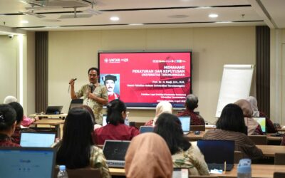 Through Legal Drafting Training, Untar Training Center Strengthens Faculty Governance
