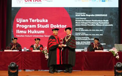 Doctoral Defense of Arief Setia Nugroho Examines the Role of Mass Media in Criminal Evidence