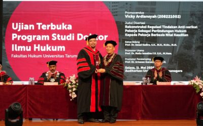 Dr. Vicky Ardiansyah Earns Universitas Tarumanagara’s 56th Doctorate in Law Through Research on Worker Protection
