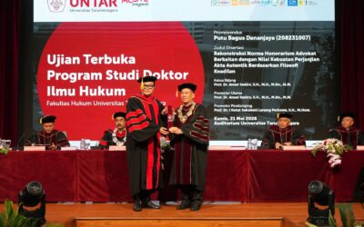 Disertasi Putu Bagus Tawarkan Rekonstruksi Honorarium Advokat