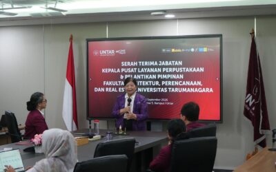 Untar Perkuat Struktur Organisasi, Angkat Pejabat Baru FAPRE dan Perpustakaan